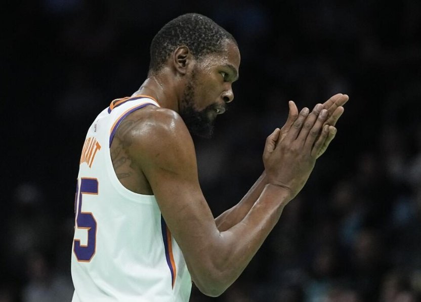 离开勇士队以后,杜兰特在篮网队和太阳队都很难夺冠