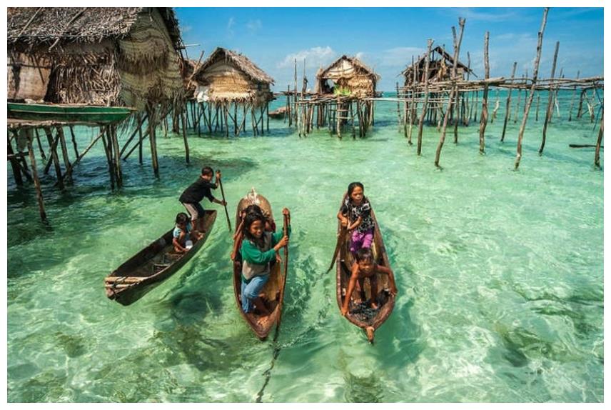 世界上仅存的海上民族:一辈子不能上岸生活,身体构造也与众不同