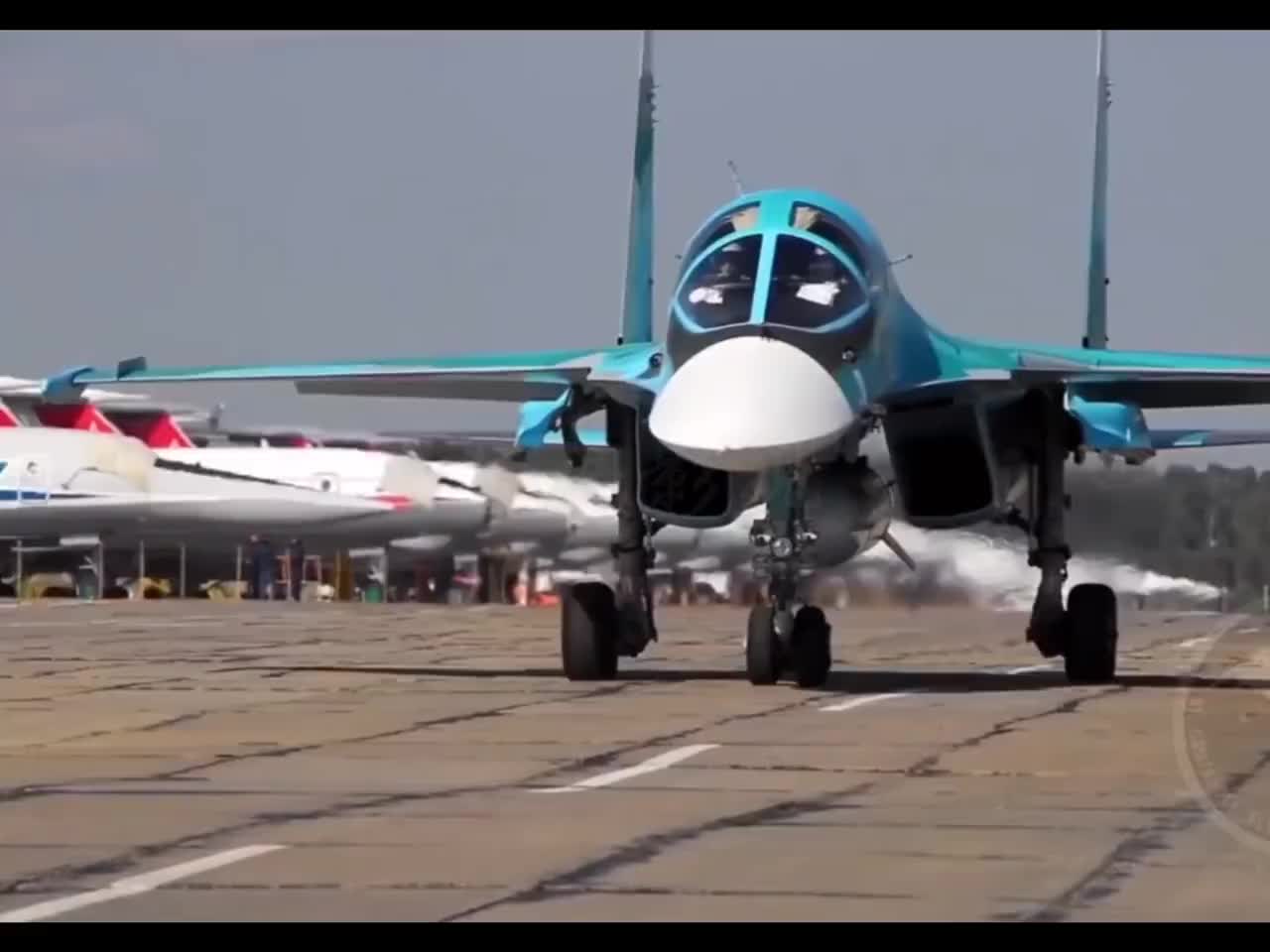 鸭嘴兽su34战略轰炸机,真的很漂亮