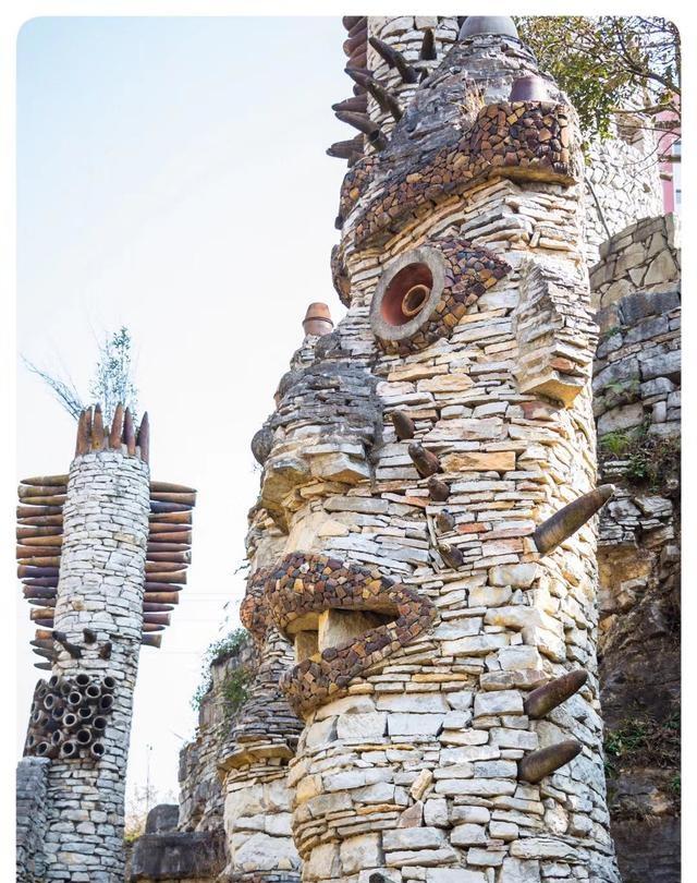 贵阳花溪夜郎谷,神秘的石头城堡成就了石头的艺术