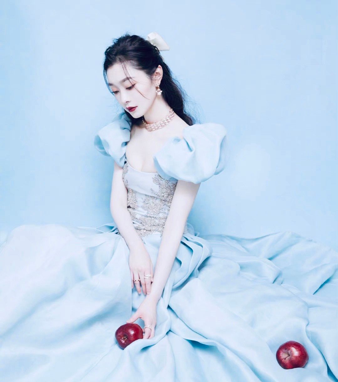 苹果配美人 平安夜 圣诞节