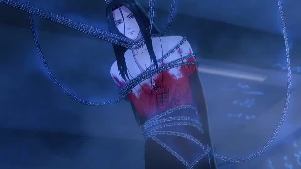 小妖这铁链可绑不住我你小心受伤哦