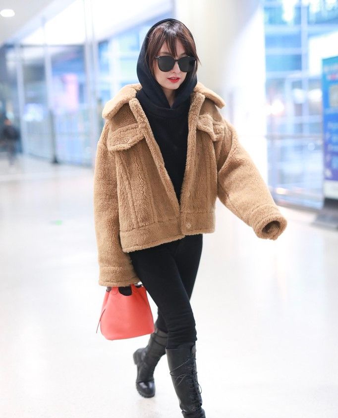 被吴昕的小粗腿骗了那么多年 穿上长靴的她原来腿这么细_高清图集