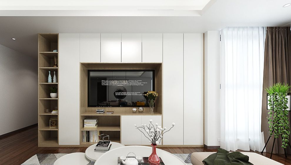 2019年客厅电视柜设计效果图