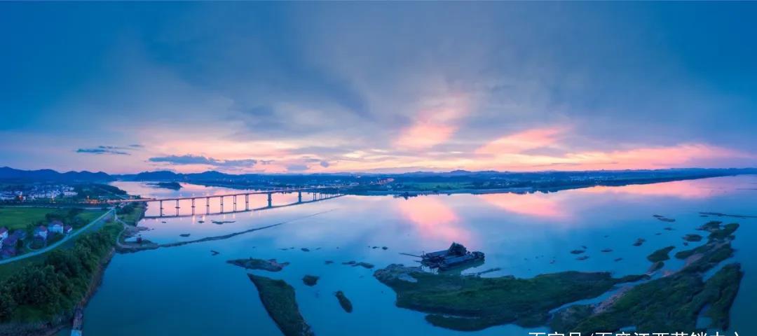 航拍江西峡江巴邱镇赣江两岸 景色迷人绚丽多彩|空中看江西__财经头条