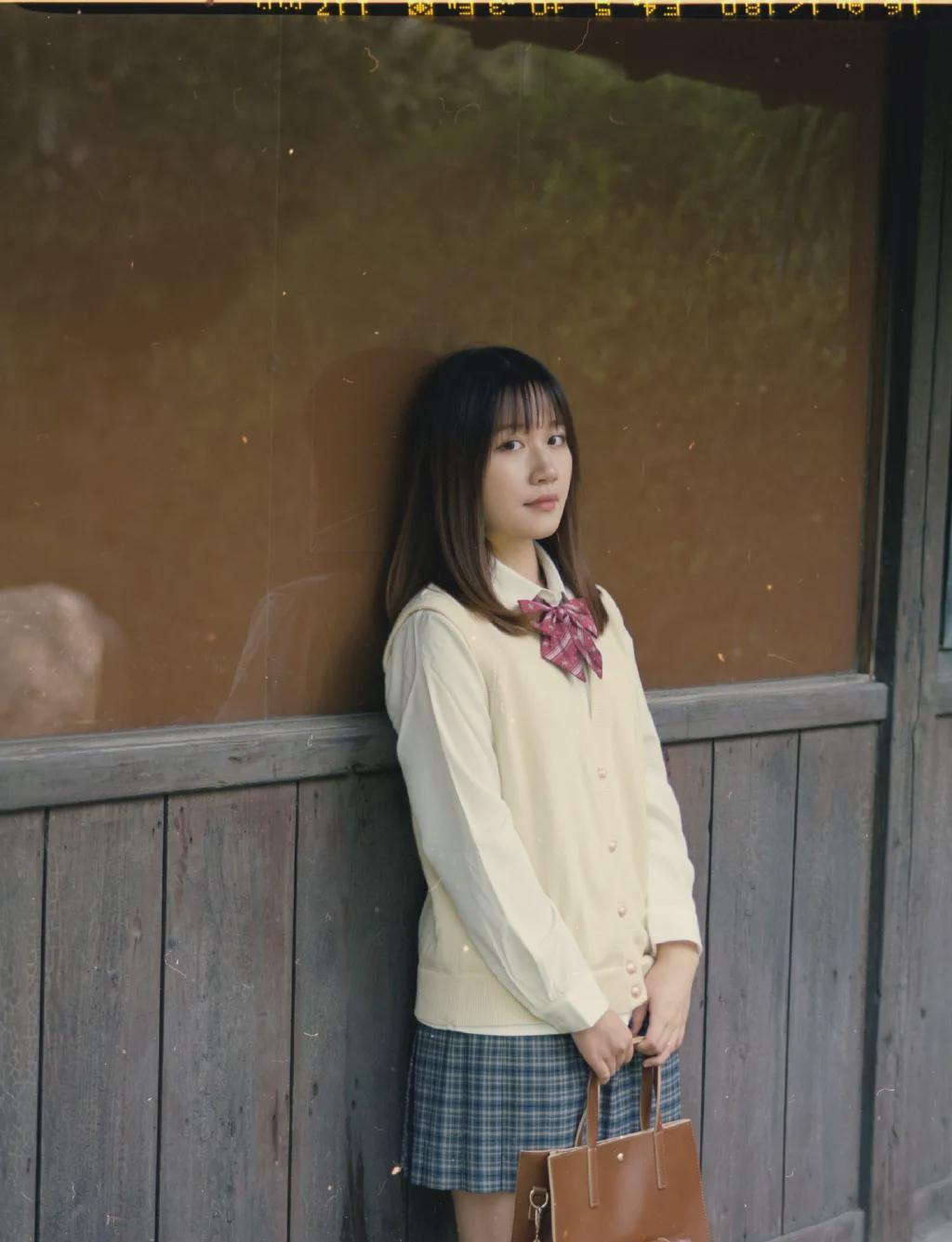 jk校服秋の女子高生
