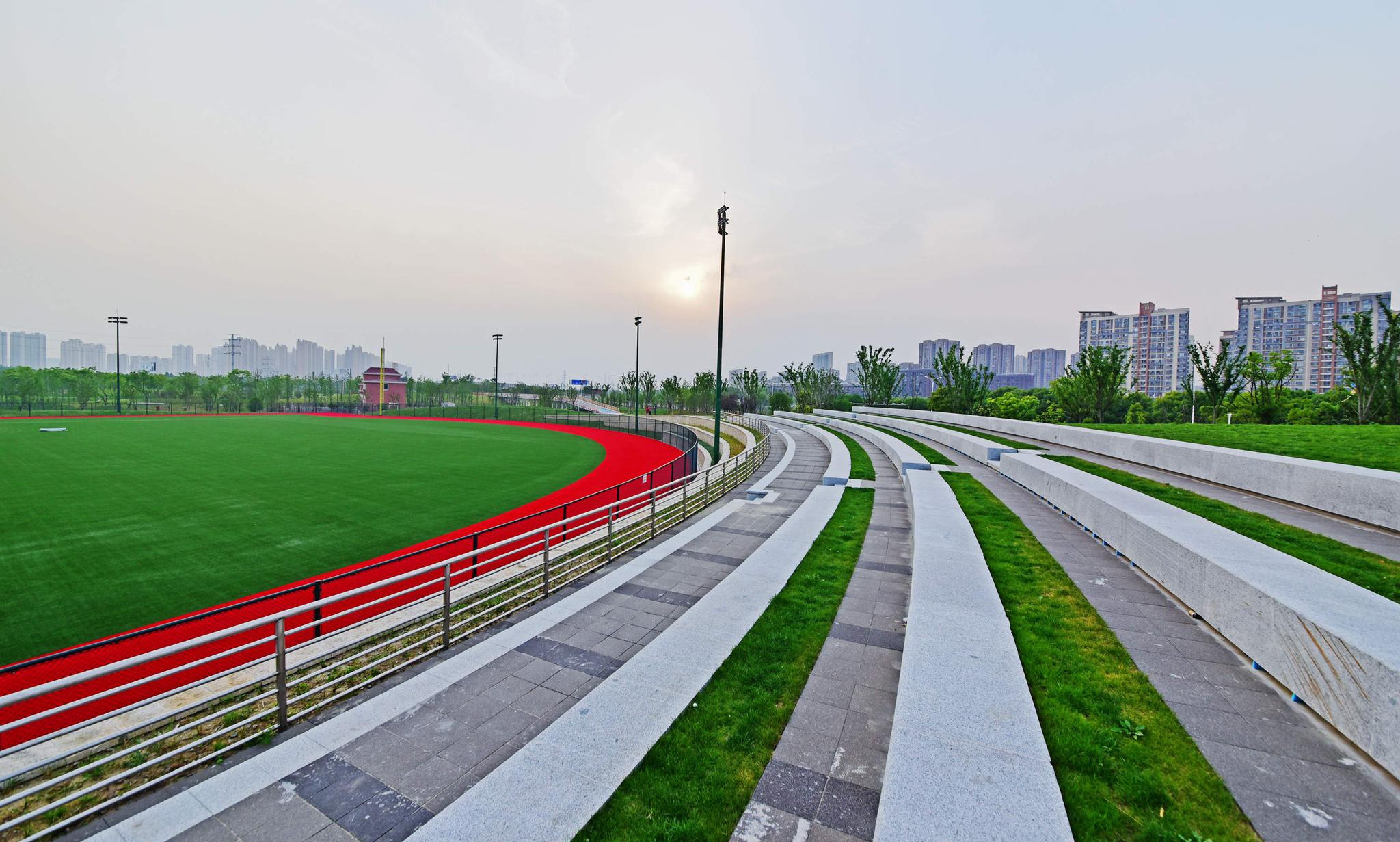 云林生态体育公园,即将全面落成为市民开放.江苏无锡锡山区.