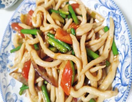 西北美食炒搓鱼,q弹劲爽,一起搓起来吧