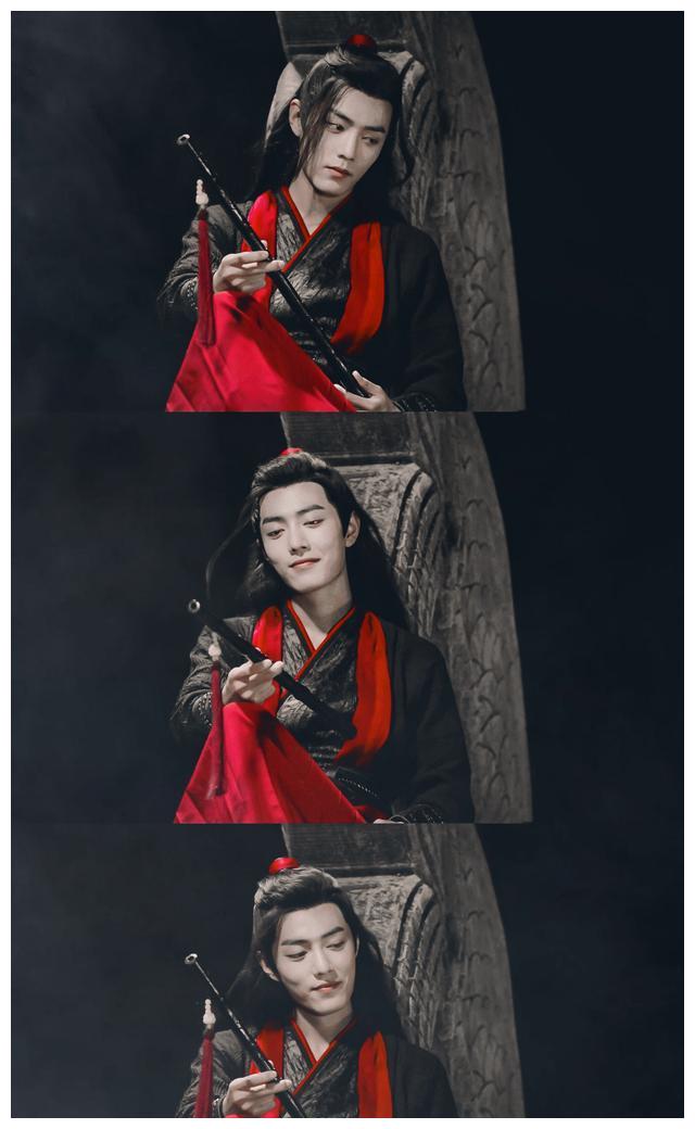 说到一眼万年的红衣角色,想到的是肖战饰演的魏无羡和疾冲,《陈情令》