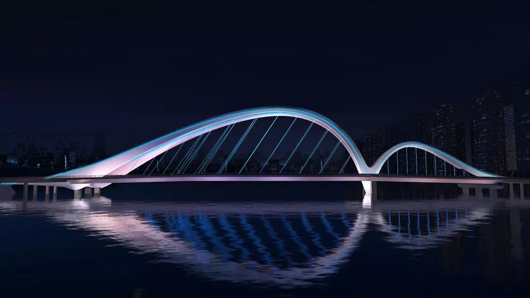 两桥合龙,中建八局青岛海洋活力区这个工程迈入建设新阶段|双曲面|合