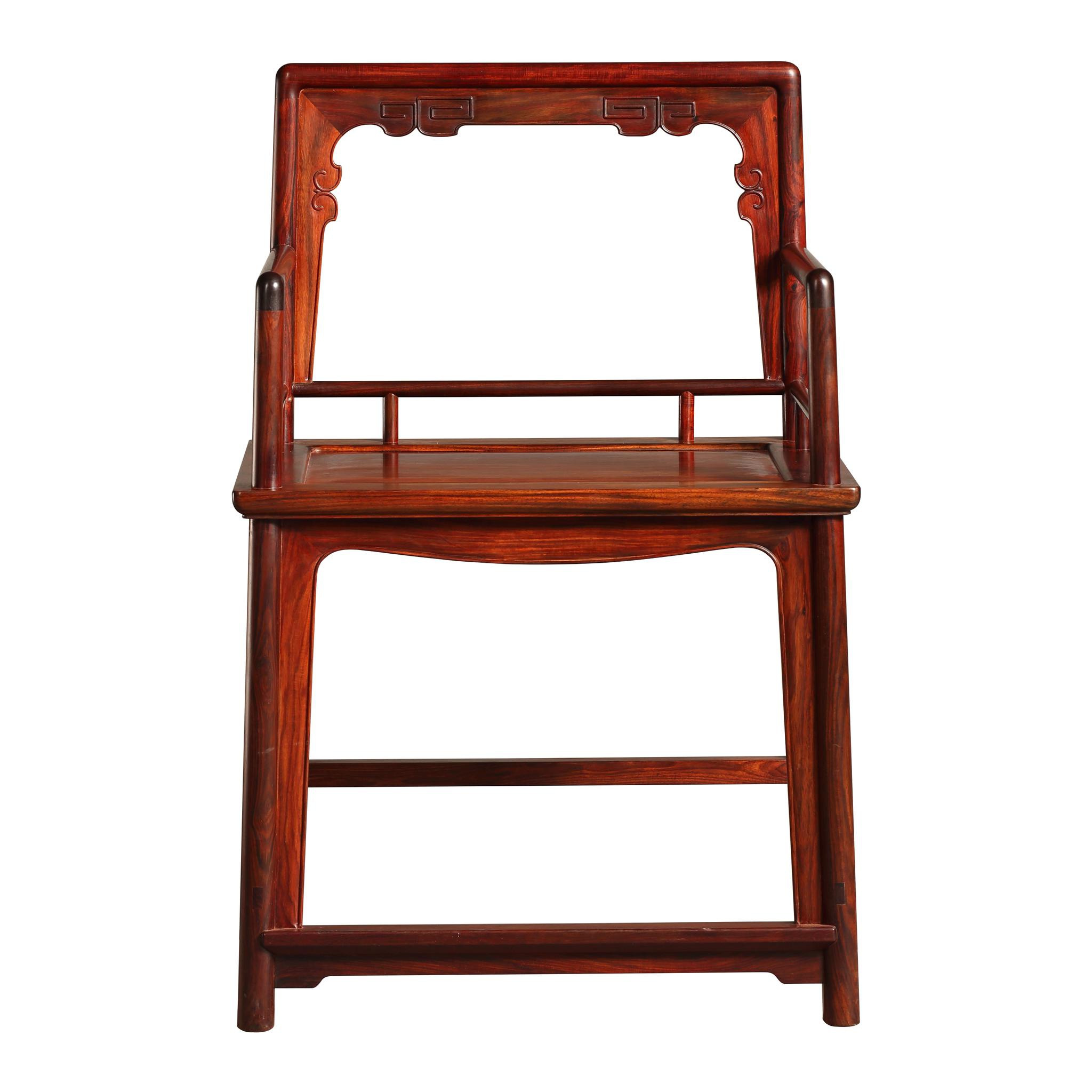 文人书房搭配上雅致的安思远旧藏款藤条牙子圈椅