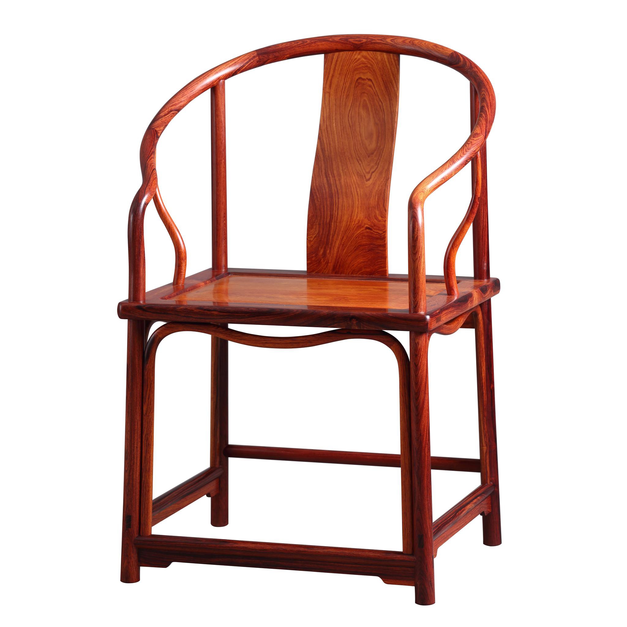 文人书房搭配上雅致的安思远旧藏款藤条牙子圈椅