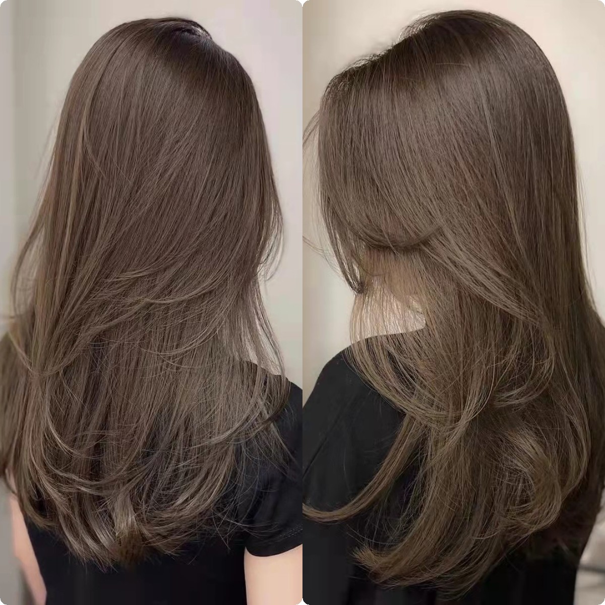 中性棕色所指的是头发深浅色度在5度左右的棕色,这个色度不深不浅刚刚