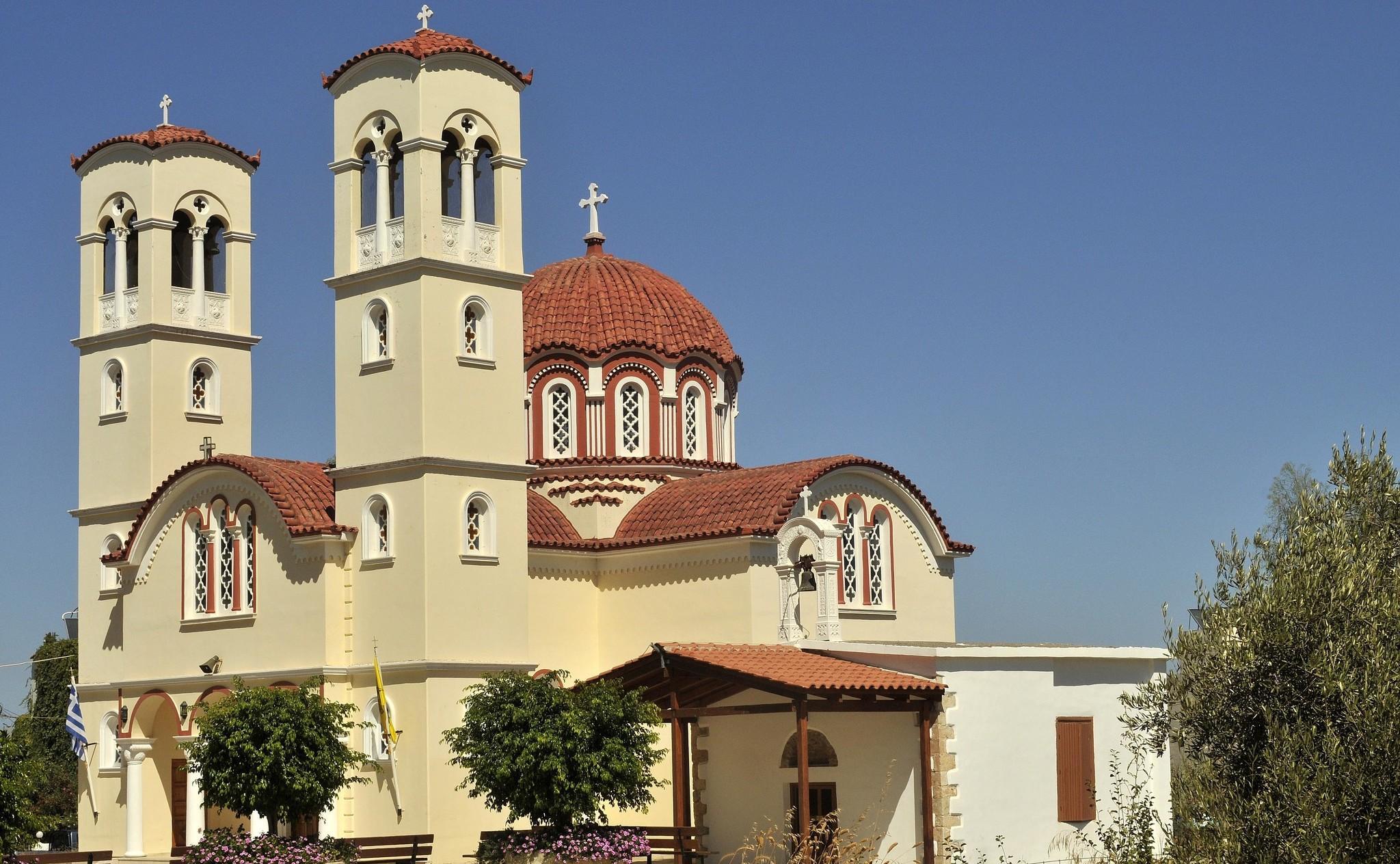 希腊,克里特岛的复古建筑