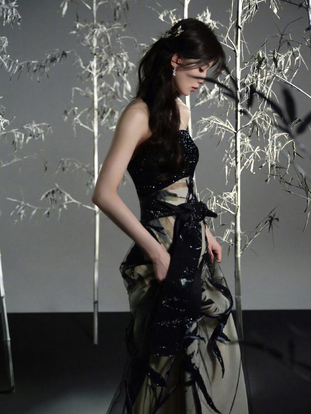 刘诗诗身着Armani Privé 2015春夏高级定制礼服