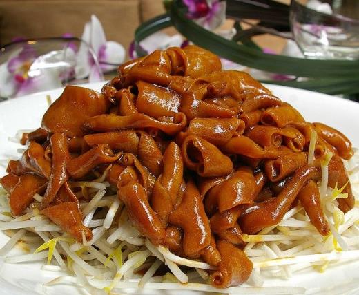 豉油王鹅肠的做法