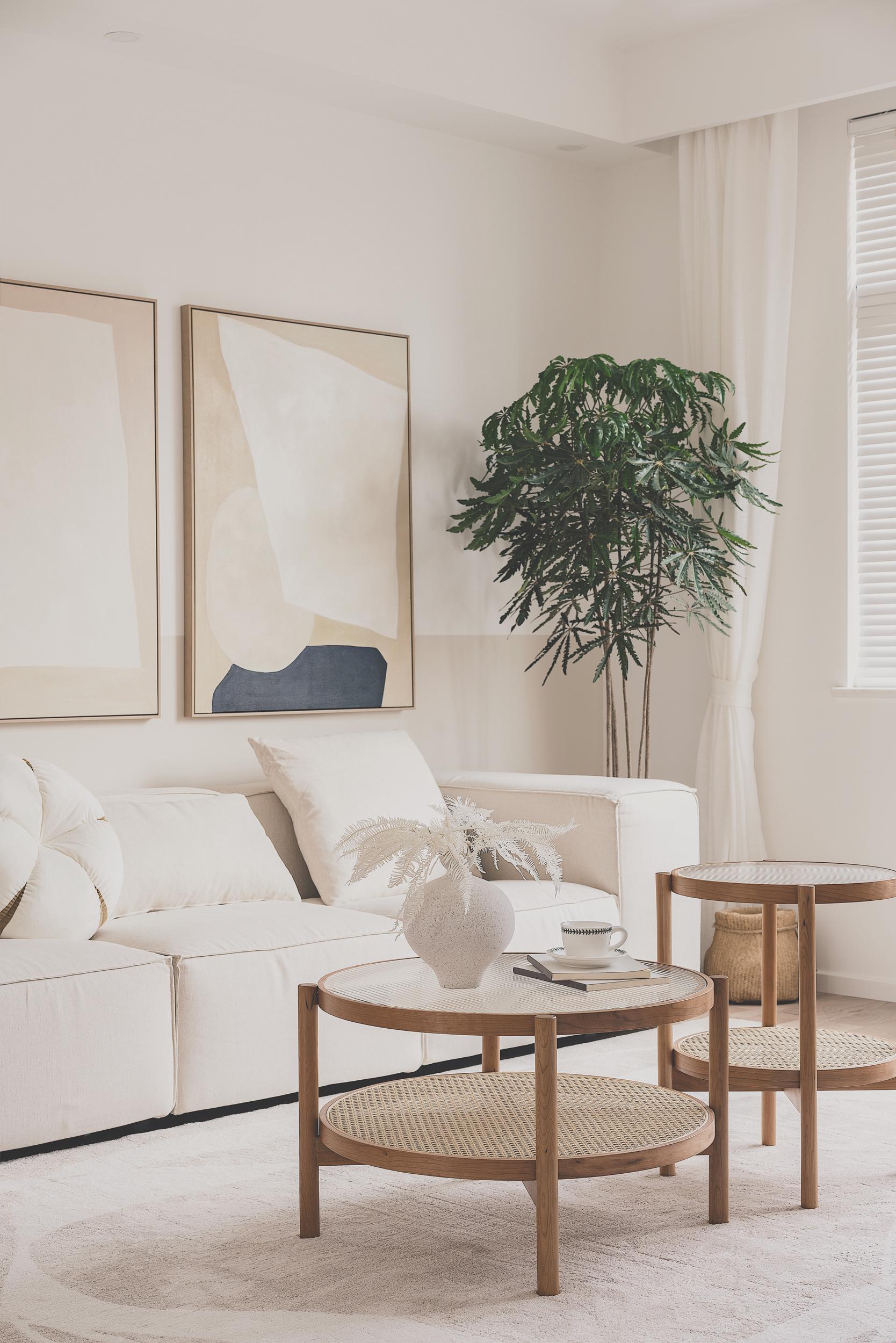 128㎡自然北欧,清新淡雅的三口之家,默默感受岁月静好