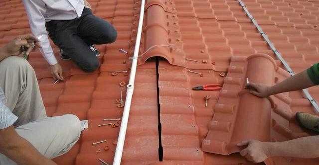 树脂瓦脊瓦怎么安装