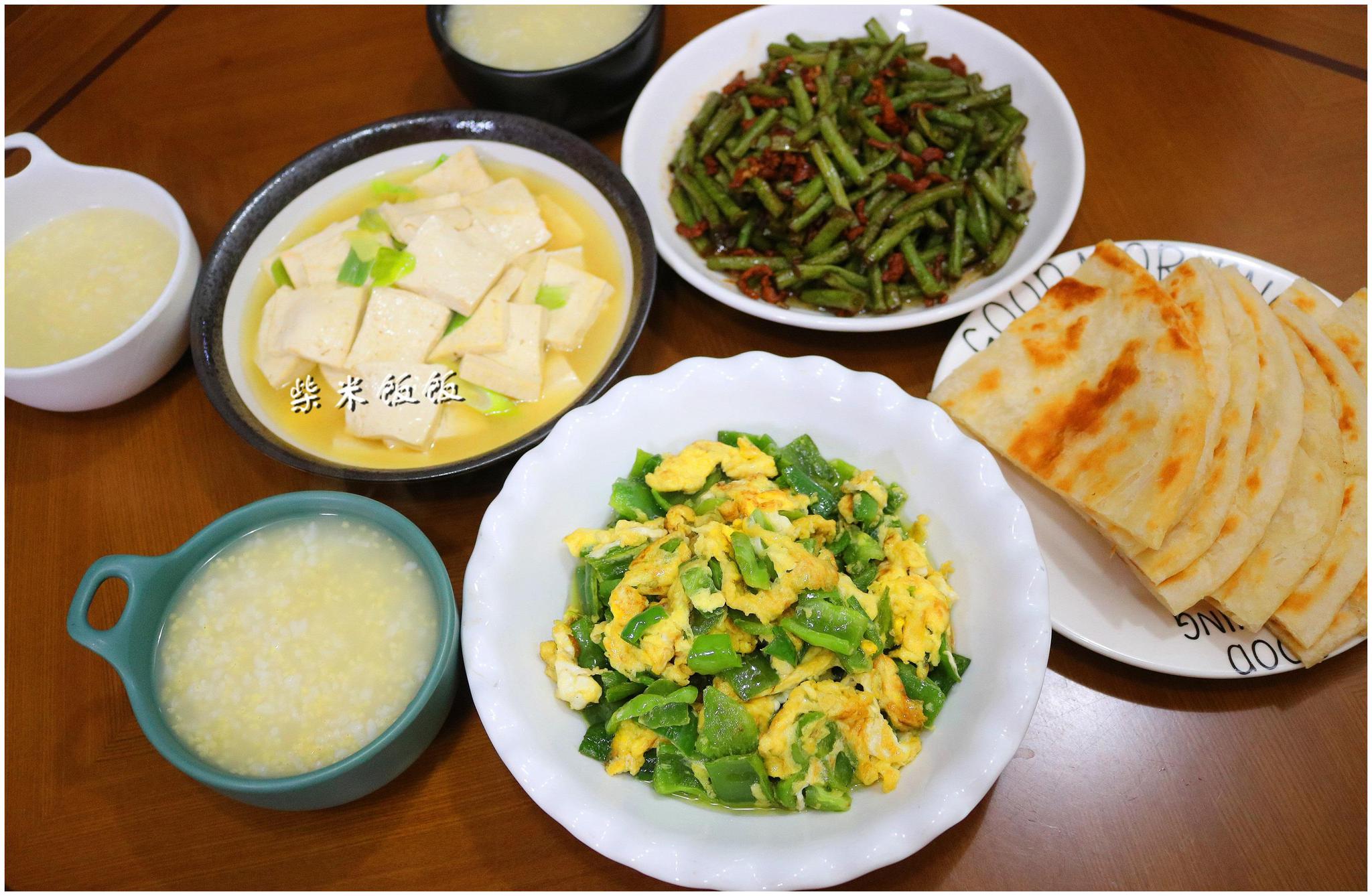 我家晚餐,做了3个家常菜,网友说:这吃法,一看就是北方人|青椒|北方人