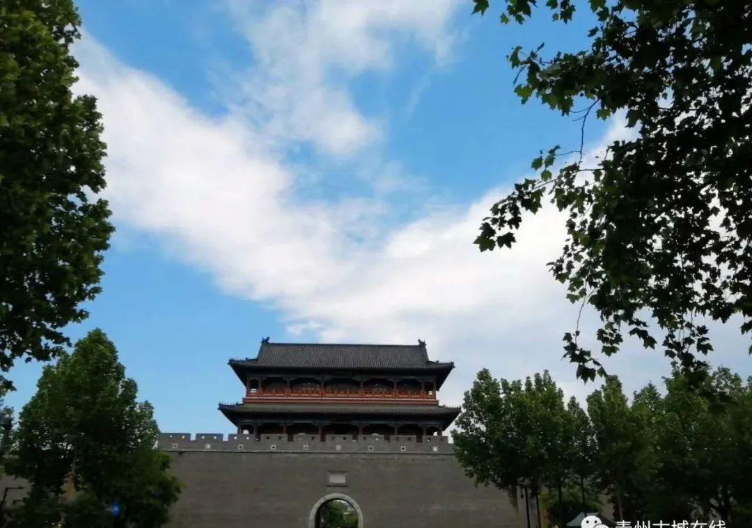 阜财门,为青州府城的正南门.