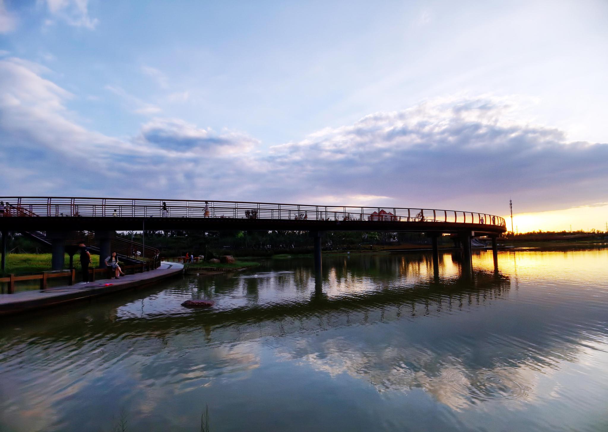 安阳风光 秋季到洪河来看云