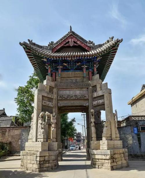 结构奇特,高大雄伟,挺拔秀丽,山西省临汾市翼城石木四牌坊|牌坊|四