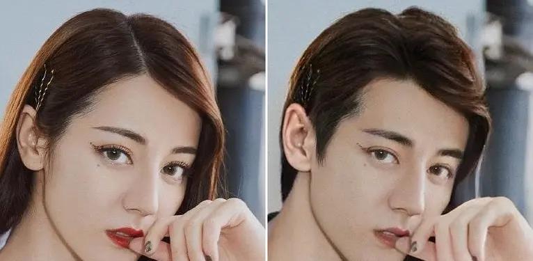 女星性转男装照热巴撞脸大眼仔杨颖神似罗云熙关晓彤变路人