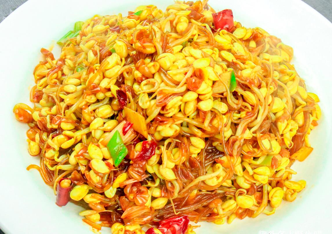 就是快!吃不腻的家常豆芽炒粉丝,下锅1分钟速成不粘锅