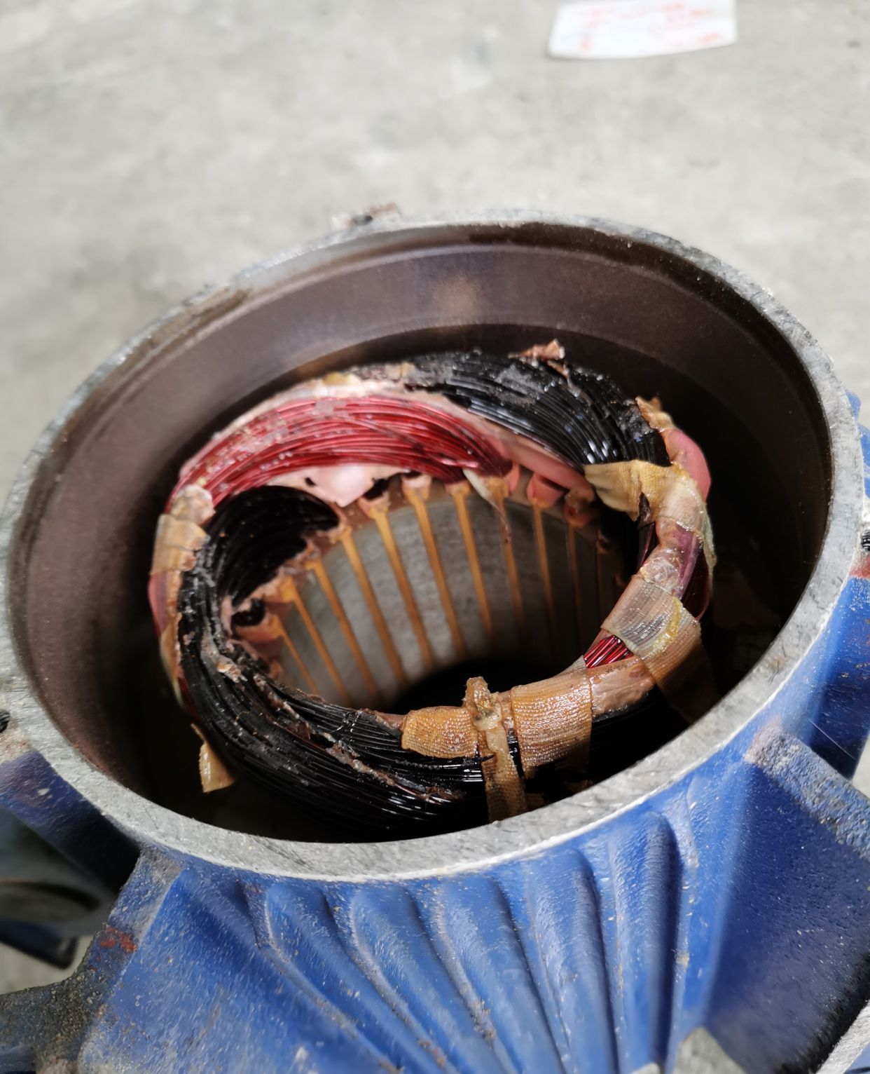 看图认知康泰电机定子线圈技术缺陷