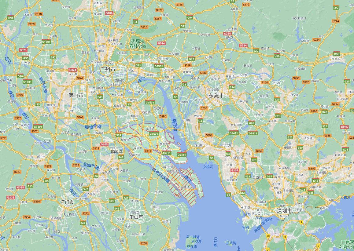 广州市是鲜为人知的沿海城市:珠江河口的南沙区,已经紧邻伶仃洋