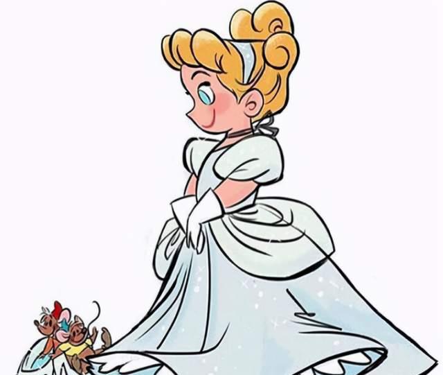 仙度瑞拉小美人鱼爱丽儿小的时候想来应该也是一只萌萌哒的美人鱼,真