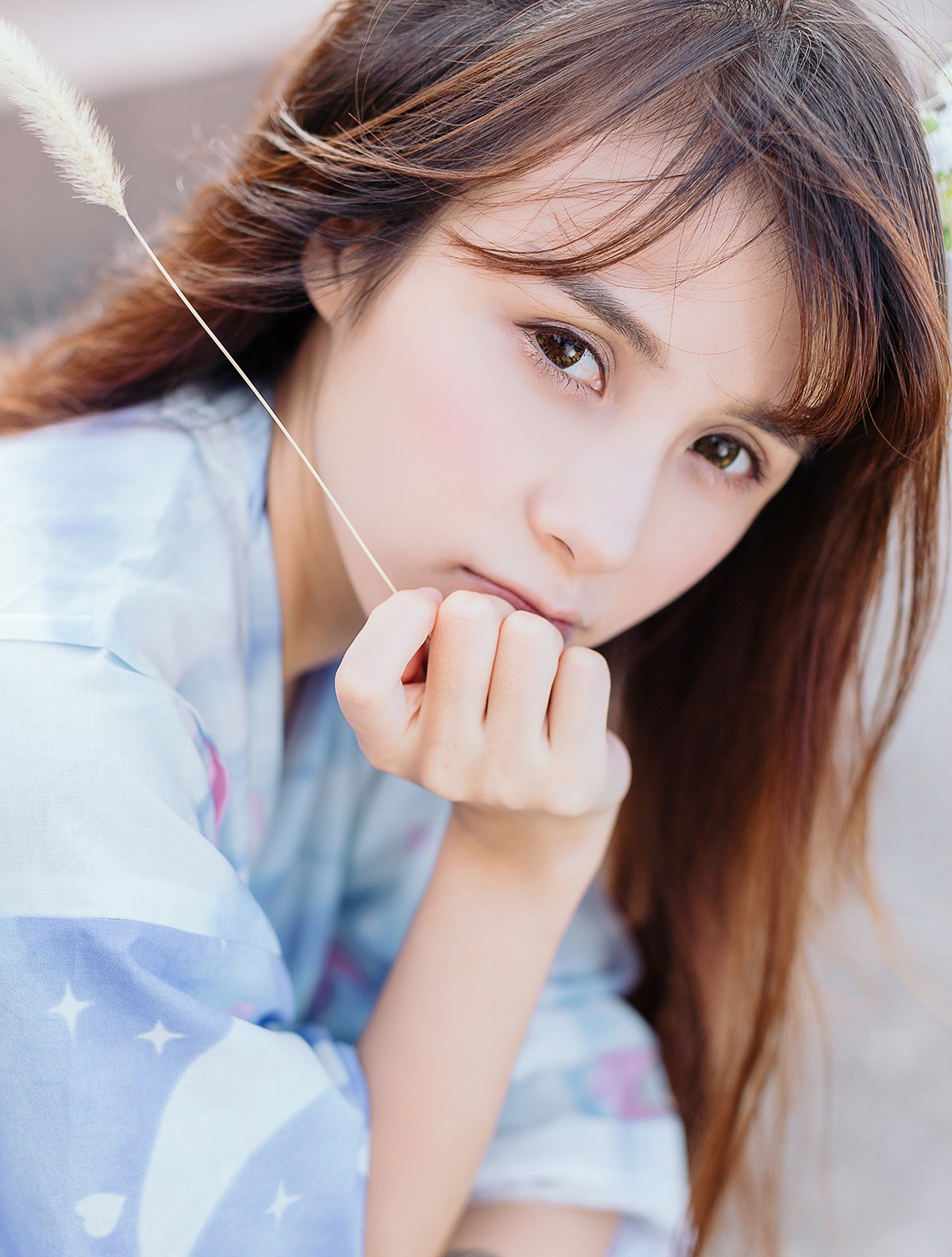 和服少女夏美酱清新脱俗户外阳光唯美写真_新浪新闻