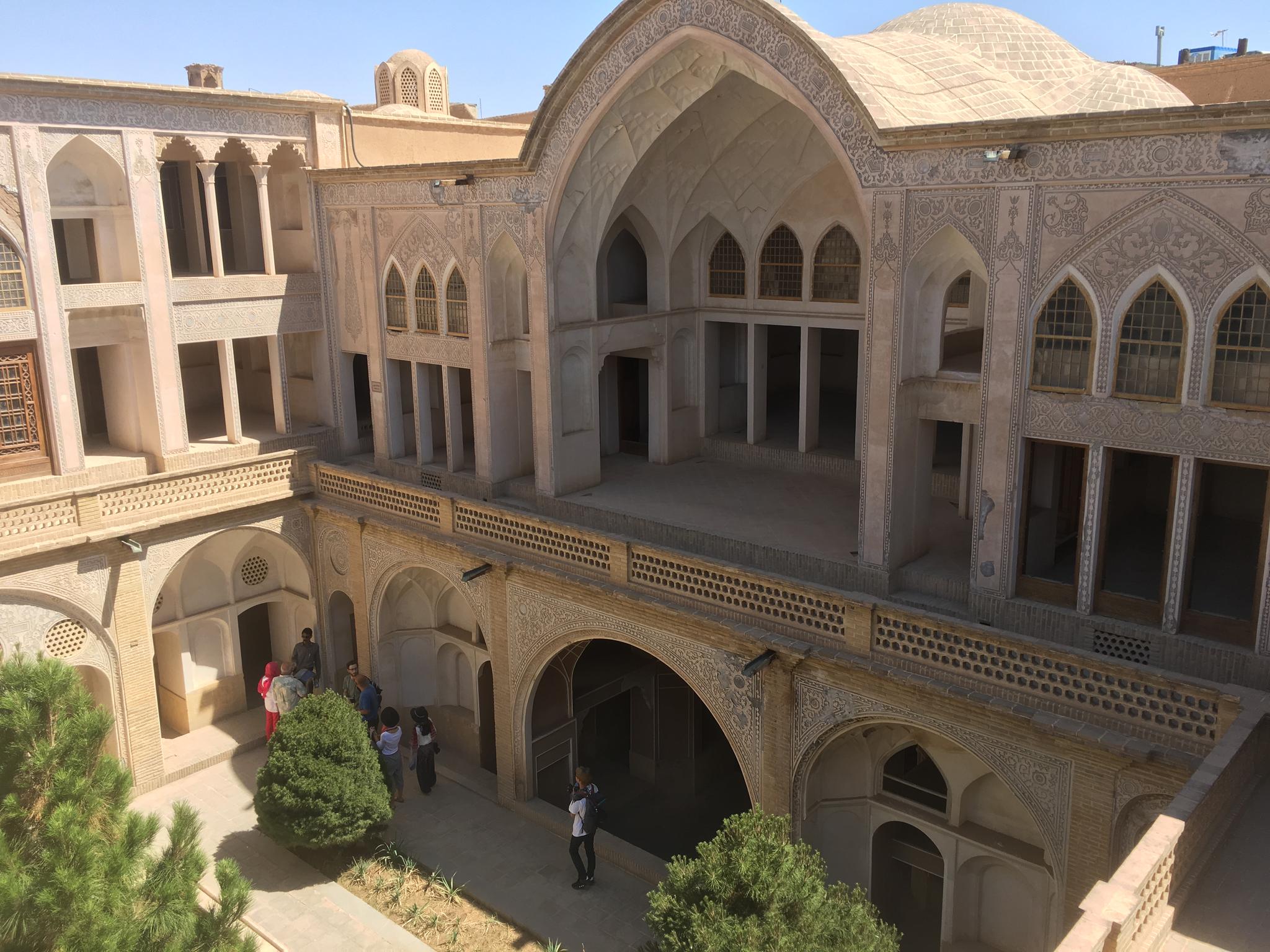 游览西亚伊朗卡尚阿巴斯宅院