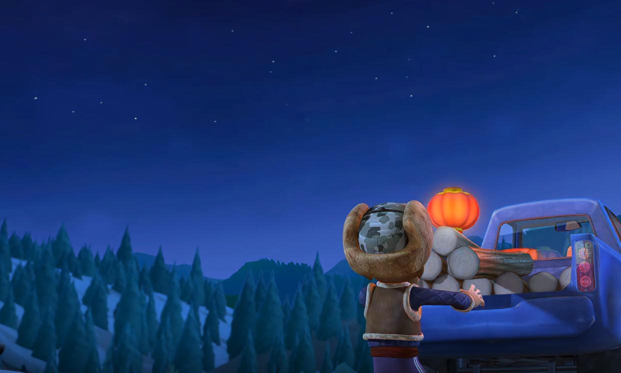 熊出没:熊大熊二晚上睡觉的时候,光头强为什么不去砍树呢|大熊|砍树