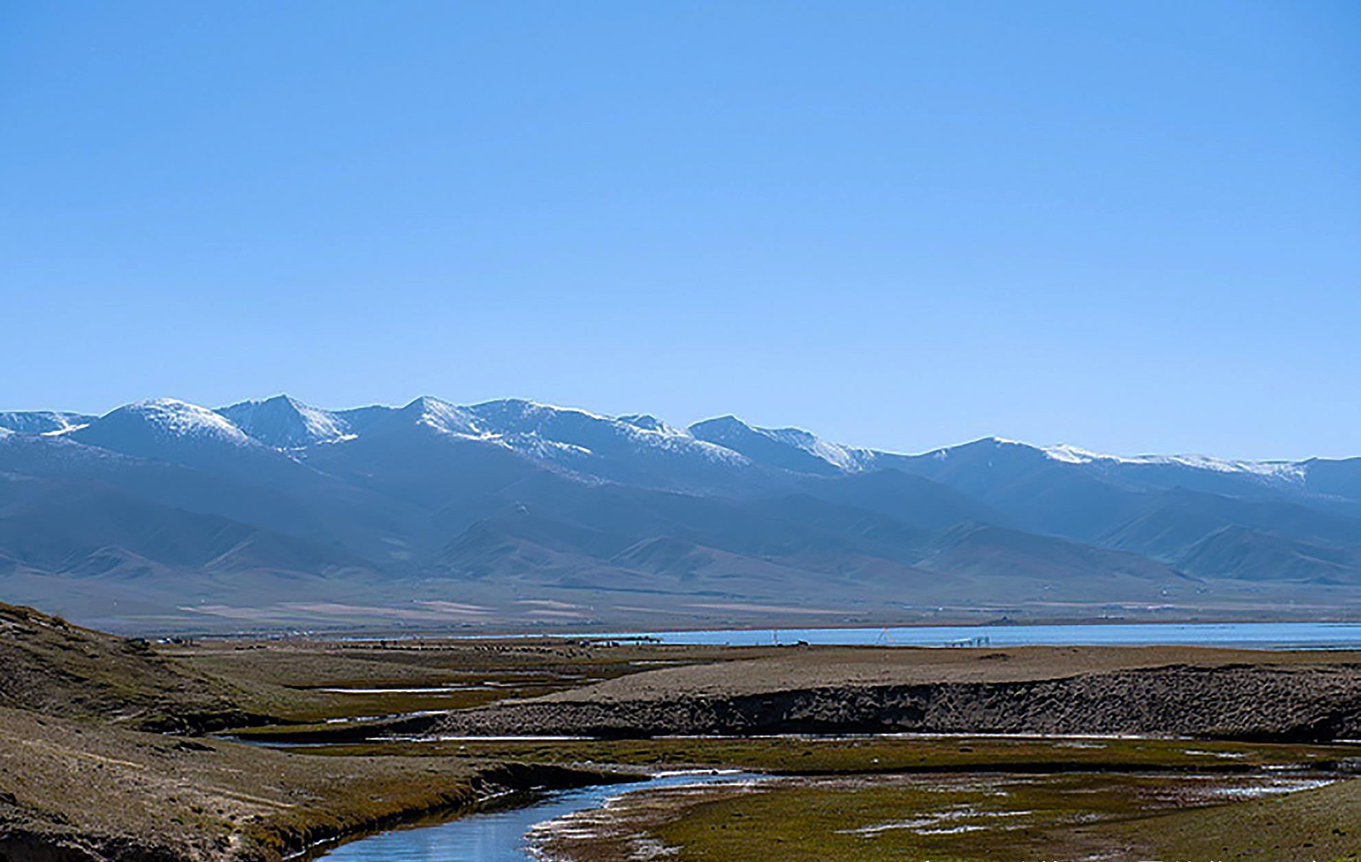 青海独一无二的倒淌河河水逆着流不但奇特颜值还高