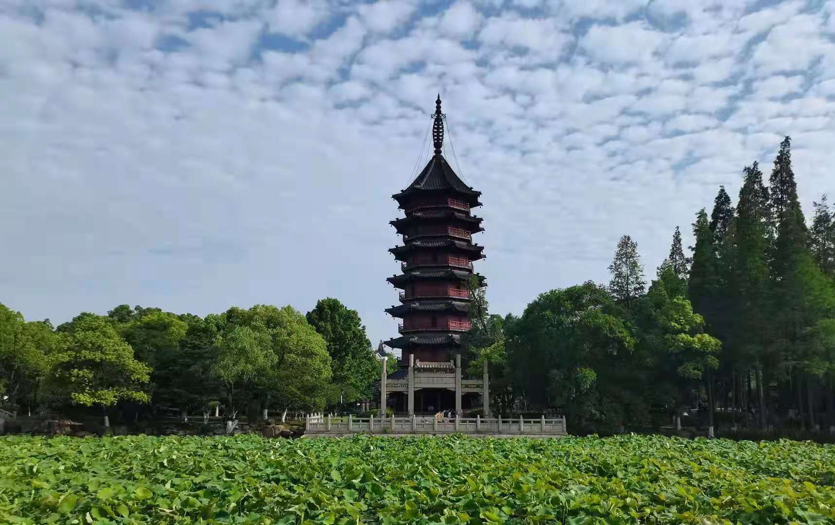 登飞英塔顶,尽观湖城之美!|飞英塔|湖城|老街_新浪新闻