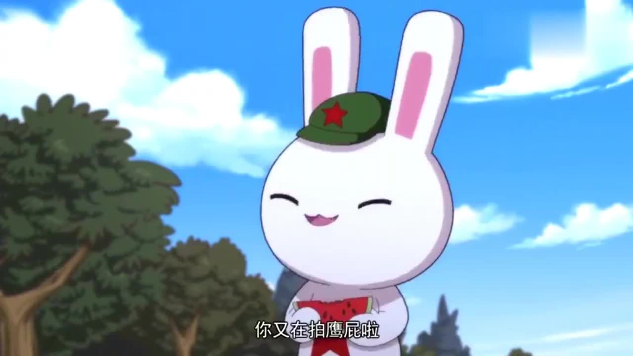 那年那兔:兔子秀肌肉,脚盆鸡吓得呱呱叫,又使出了召唤爸爸大法