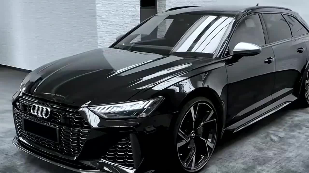 黑武士奥迪rs6avant旅行版心动的感觉