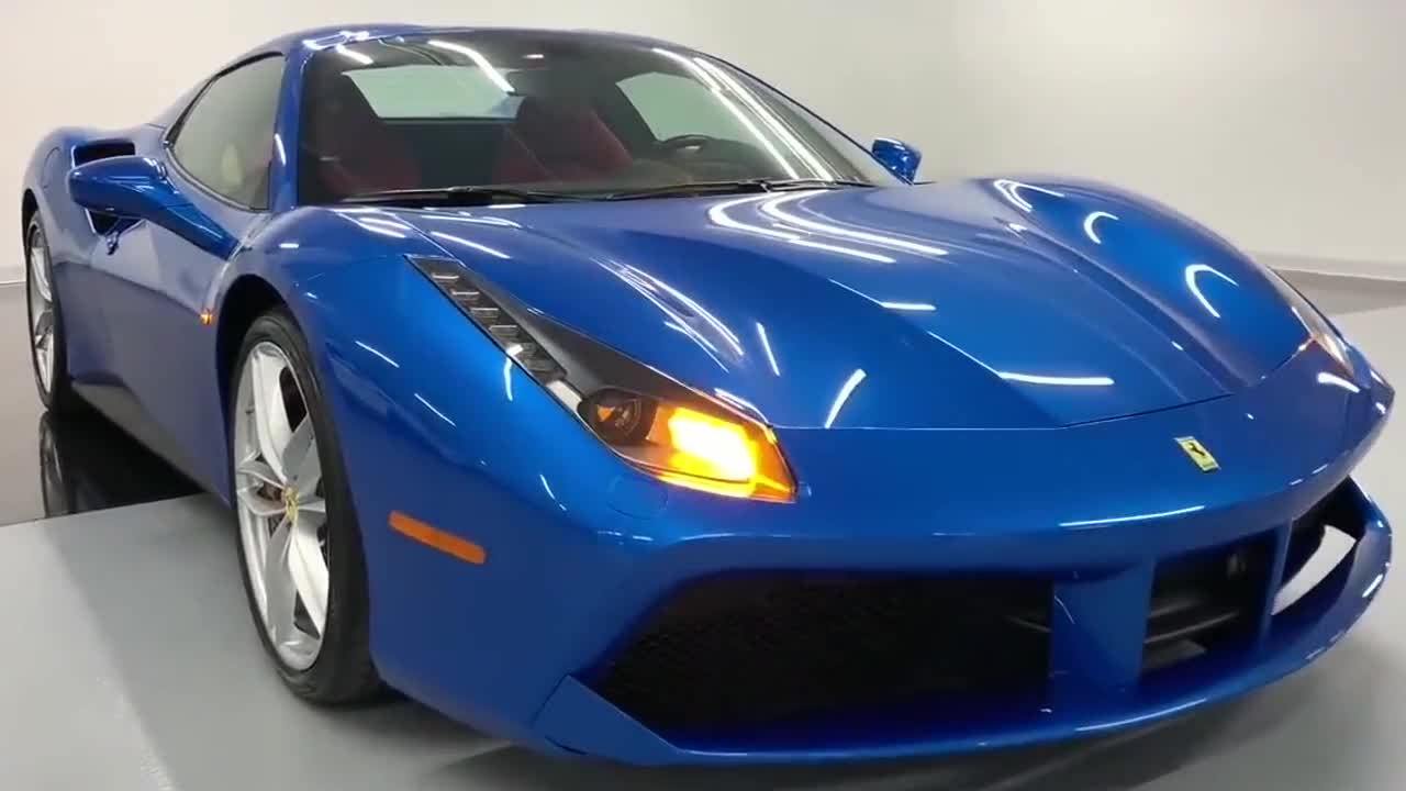 法拉利488spider超跑一眼心动超级好看