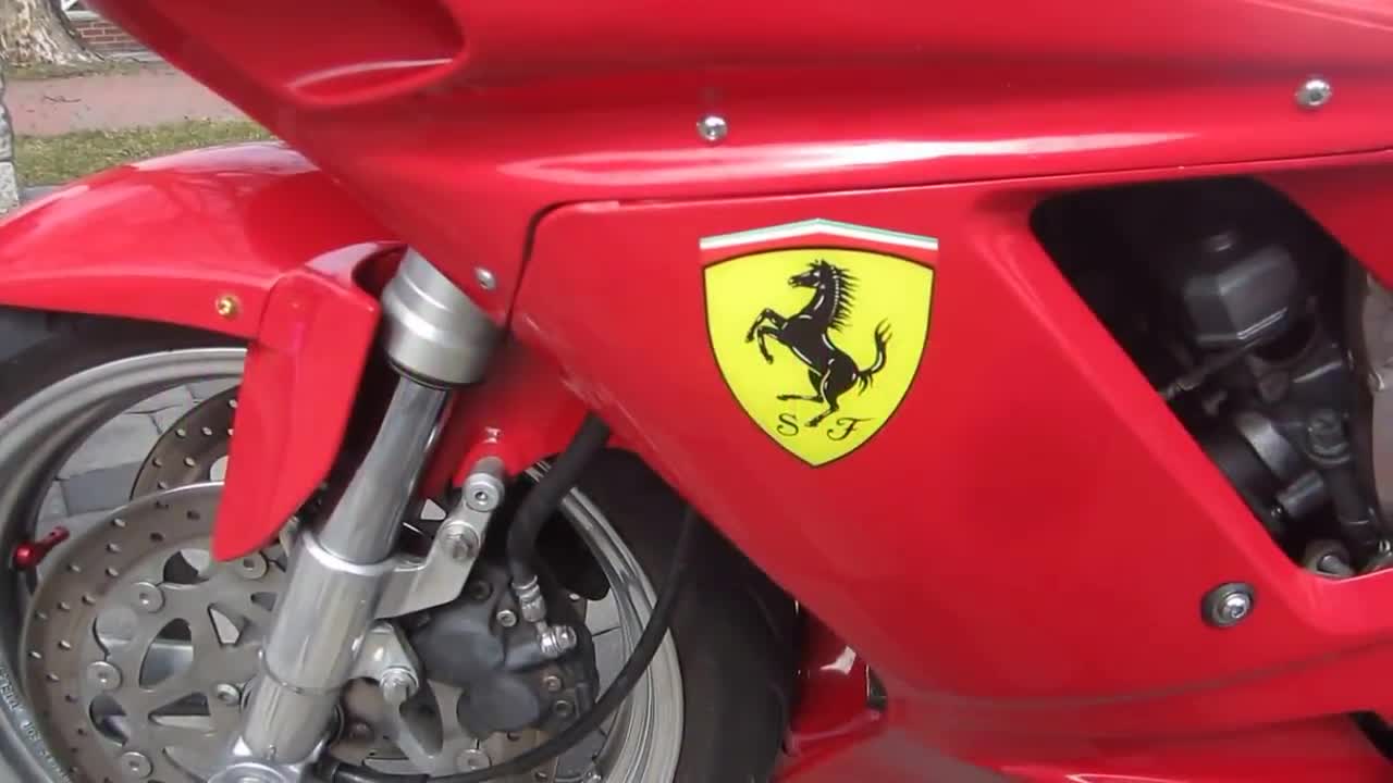 ferrari法拉利的跑车你见过,摩托车你见过吗