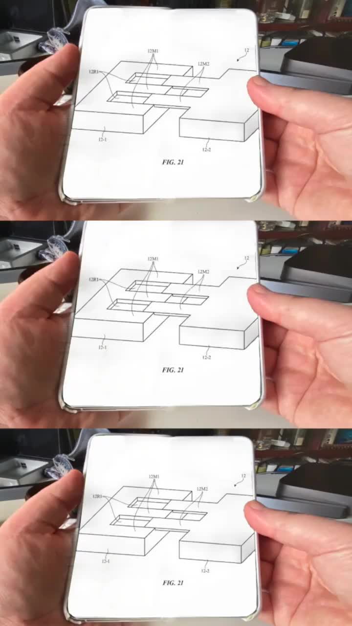 折叠iPhone专利更新：左右对折，秒变小平板