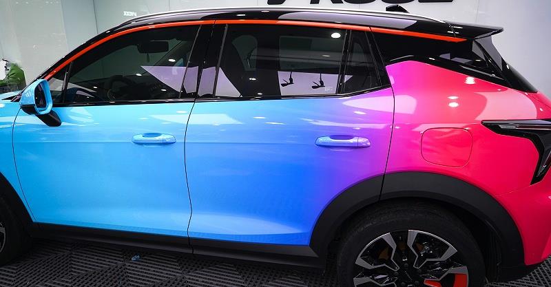 万圣节之夜!三色渐变领克一样让你耀眼-威途改色膜