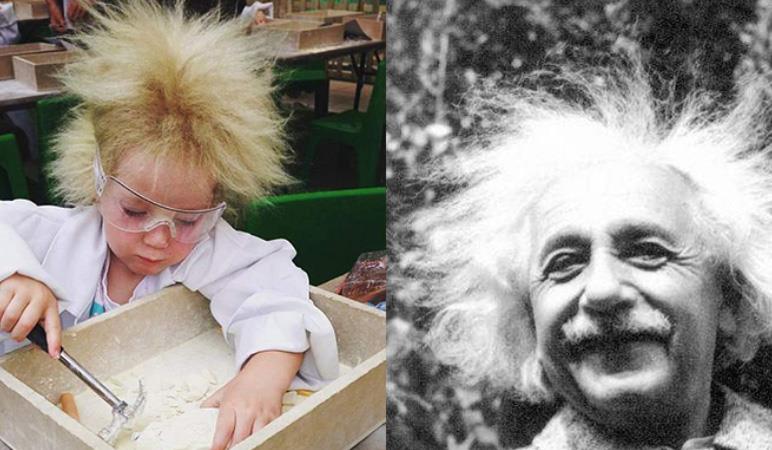 10岁女孩患难梳头发综合征，拥有爱因斯坦同款发型休闲区蓝鸢梦想 - Www.slyday.coM