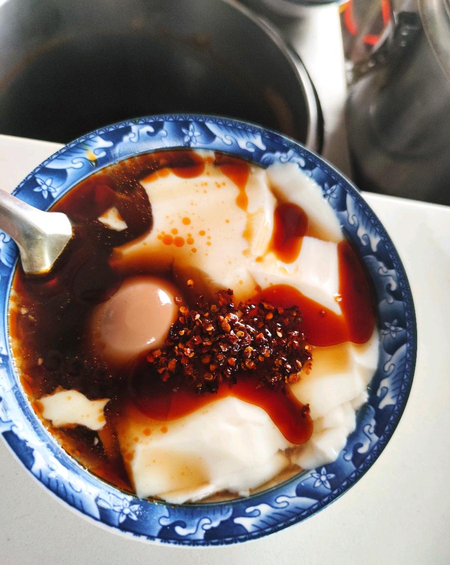 最简单豆腐脑高唐老豆腐来一碗只需几分钟嫩滑鲜香贼好吃