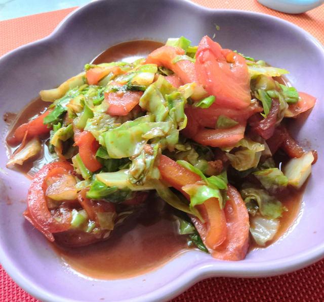 大头菜炒西红柿,快手菜之一,新手小白首选