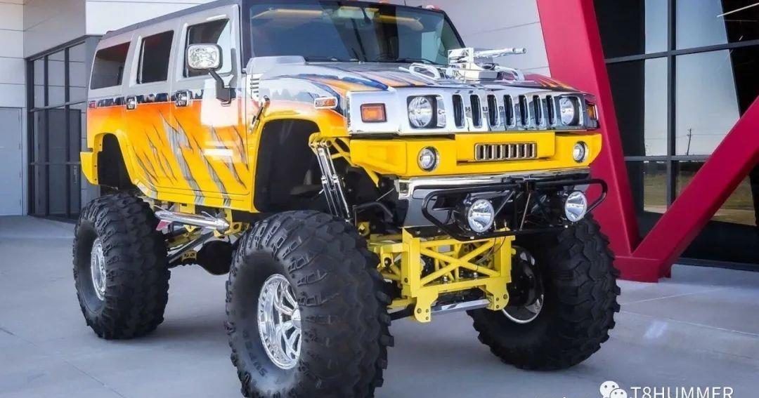 车身升高18寸这台悍马连施瓦辛格也hold不住