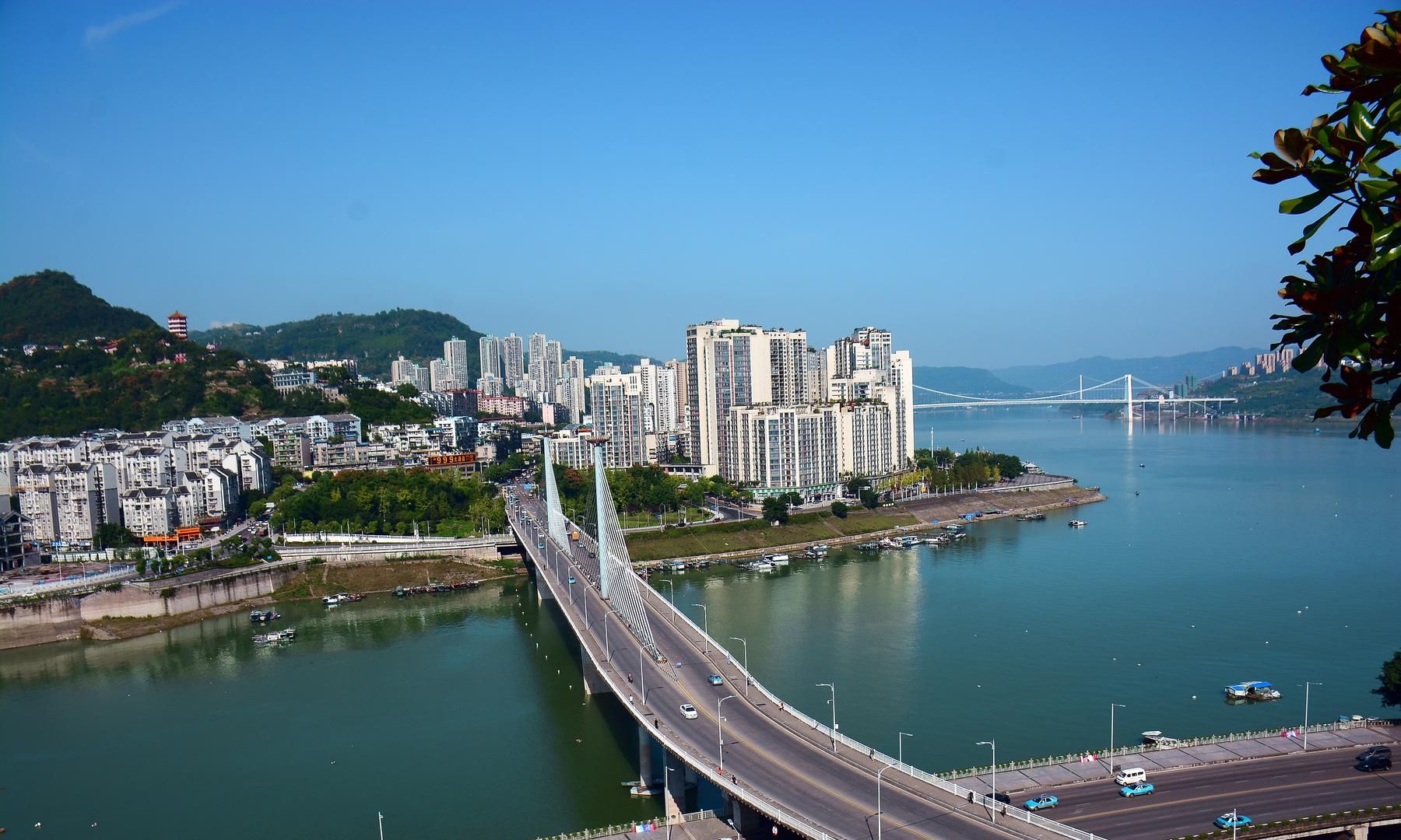 风光摄影:万州万安大桥