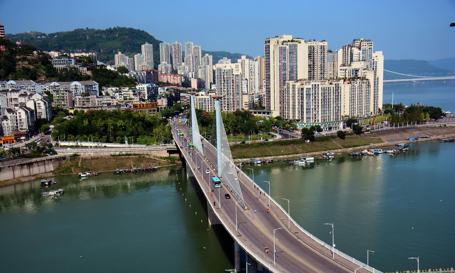 风光摄影:万州万安大桥