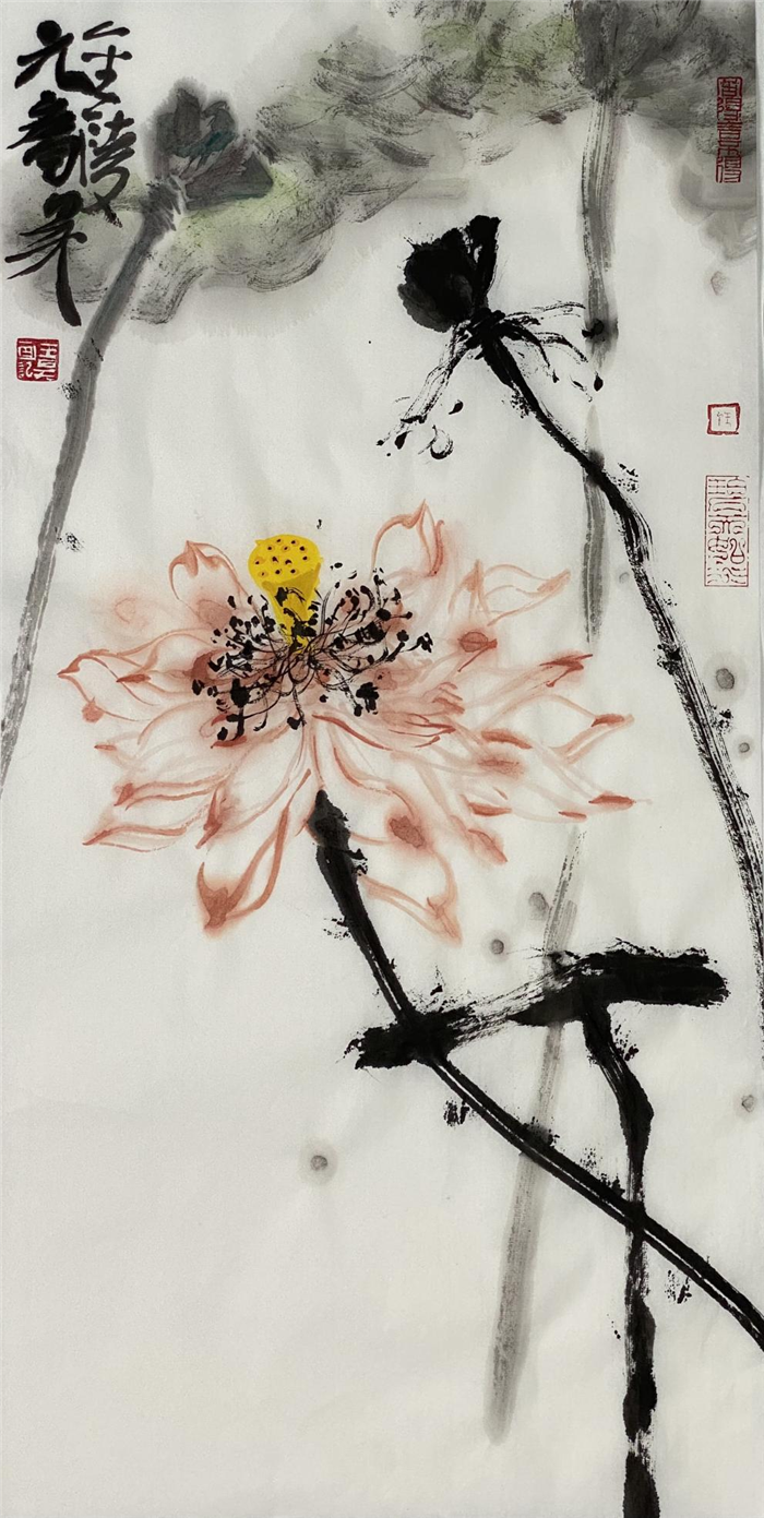 翰墨迎春风丹青庆新岁著名画家王昊祝全国人民新年快乐