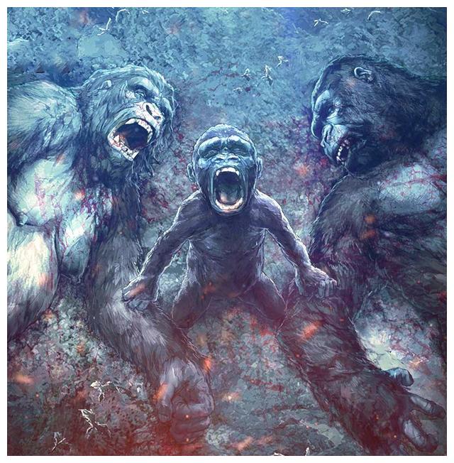 哥斯拉大战金刚曝金刚使用斧子这难道是哥斯拉身体做的